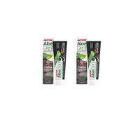 Aloe Dent Charcoal Toothpaste Fluoride Free, Natural Action, Vegan, Cruelty Free, SLS Free, Whitening, Healthy Gums, 100 ml (Pack of 2)