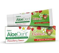 Aloe Dent Children's Aloe Vera Toothpaste Fluoride Free Vegan Strawberry