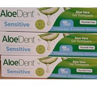 ALOE DENT SENSITIVE ALOE VERA TOOTHPASTE FLUORIDE FREE 100ML 6 TUBES