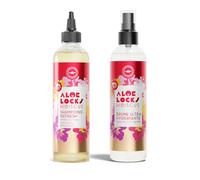 ALOÉ LOCKS | Hibiscus Cleansing & Hydration Pack | Refresh Shampoo 250 ml + Ultra-Hydrating Mist 250 ml | Locs, Braids & Protective Styles | Gentle Cleansing & Scalp Care