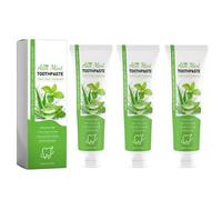 Aloe Mint Toothpaste,Gentle Oral Care to Remove Tooth Stains & Yellowing,Plant-Based Formula with Aloe Extract & Mint,Freshen Breath,Safe for Enamel,for Daily Dental Care (3 pcs)