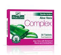 Aloe Pura Aloe Vera Gentle Action Complex Tablets , Natural , Vegetarian , Cruelty Free , Food Supplement, Botanical Blend , 30 Tablets