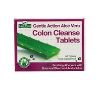 Aloe Pura Gentle Action Aloe Vera Colon Cleanse Tablets 60 Tablets