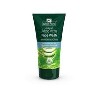 Aloe Pura Organic Aloe Vera Face Wash, Natural, Vegan, Cruelty Free, Paraben & SLS Free, Dermatologically Tested, Soothing, 150 ml