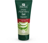Aloe Pura Organic Aloe Vera Gel with Tea Tree, Natural, Vegan, Cruelty Free, Pa