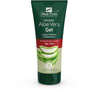 Aloe Pura Organic Aloe Vera Gel with Tea Tree, Natural, Vegan, Cruelty Free, Pa