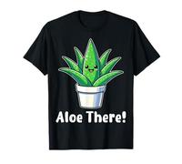 Aloe There Gardening Succulent Plant Gardener Aloe Vera Pun T-Shirt