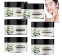 Aloe Vera & Amino Acid Exfoliating Scrub, Gentle Face & Body Peel for Dark Neck, Brightening & Pore Refining, Deep Cleansing for Sensitive Skin, Improves Dry Rough Skin Daily Facial Exfoliator (6pcs)