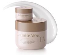 Aloe Vera Body & Face Moisturizer - Original Scent Face Cream, Body Cream, Hand Lotion for Dry Skin - 1 Large Jar (8 Oz.) & 1 Travel Jar (0.5 Oz.) - Full Body Lotion for Skin Care by InfiniteAloe