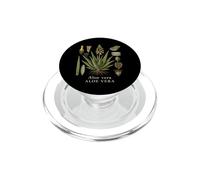 Aloe Vera Botanical Plant Vintage Style PopSockets PopGrip for MagSafe