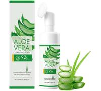Aloe Vera Cleansing Foam,Face Wash for Oily Skin,Oily Skin Face Wash,Foaming Face Cleanser,Gentle Cleans Foam,Soothing & Hydrating Facial Cleansing for Exfoliator,Nourishing Skin Care