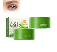 Aloe Vera Collagen Soothing Eye Mask, Intensive Moisturising Pads Against Dark Circles and Eye Bags, Reduces Swelling and Wrinkles, for Refreshed and Radiant Eye Area, Pack of 60