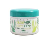 Aloe Vera Cream 100% for Face and Body - Moisturising Emulsion with Aloe Vera - For Sensitive and Blemish-Prone Skin - Cosmonatura
