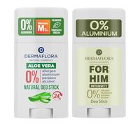 Aloe Vera Deodorant Stick Aluminum-Free - 50ml & For Him Deo Stick Serenity Natural Men’s Deodorant, Aluminum & Paraben-Free - 50ml | Deodorant Stick Bundle
