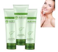 Aloe Vera Exfoliating Cleansing Gel,Aloe Vera Deep Cleansing Exfoliating Peeling Gel, Face Scrub for Face and Body,Soothe Purify Facial Skin Care (3pcs)