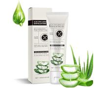 Aloe Vera Exfoliating Gel for Face & Body, Gentle Aloe Vera Amino Acid Face Exfoliator for Smooth Skin, Natural Daily Cleansing Facial Scrub Exfoliator, Brightening Peeling Gel for Men & Women, 100g