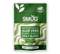 Aloe Vera Extract - 60 Capsules - Two a Day - Plant Based Supplement - 30 Day Supply - Made in Britain - SMUG Supplements