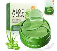 Aloe Vera Eye Patches, 60 Pcs Eye Gel Patches, Improves Eye Bags and Dark Circles, Moisturizes and Hydrates, and Reduces Fine Lines