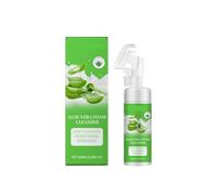 Aloe Vera Foam Facial Cleanser - Deep Pore Cleansing, Moisturizing & Non-Tightening, Remove Acne, Blackheads & Dirt For Bright Skin(2PCS)