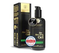 Aloe Vera Gel 100% BIO • Pure aloe vera juice • With hyaluronic acid & panthenol • Vegan & fragrance-free • Pure gel for face & body • Natural after sun care • Made in Germany