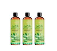 Aloe Vera Gel, Aloe Vera Gel Organic from Freshly Cut Aloe Leaves, Absorb Rapidly, No sticky, Deeply & Rapidly Soothing Skin After Shave, Sunburn (3, 100ml)
