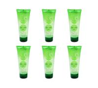Aloe Vera Gel, Cooling, Soothing and Moisturising for All Skin Types, 75ml, Pack of 6