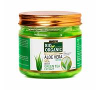 Aloe Vera Gel Face Hair Moisturizer Acne Body Sunburn Shave Wheatgerm Almond (175ml)
