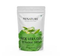 Aloe Vera Gel Powder 200x by mi Nature | Natural and Pure | Aloe Barbadensis | 100g (3.5oz) | Highly Concentrated (200x) | Digestive Support | Suitable for Cosmetic formulations