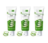Aloe Vera Gel Tube 250ml (Pack of 3) - 99% Naturally Bio-Active Aloe Vera - Cruelty-Free and Vegan - Cooling, Soothing and Moisturising for All Skin Types