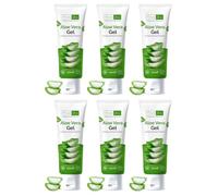 Aloe Vera Gel Tube 250ml (Pack of 6) - 99% Naturally Bio-Active Aloe Vera - Cruelty-Free and Vegan - Cooling, Soothing and Moisturising for All Skin Types