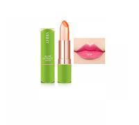 Aloe Vera Lip Balm Magic Color Changing Lipstick Long Lasting Waterproof Moisturize Hydrate Natural Tinted Lip Care Balm Jelly Pink Lipstick for Women Girls