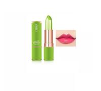 Aloe Vera Lip Balm Magic Color Changing Lipstick Long Lasting Waterproof Moisturize Hydrate Natural Tinted Lip Care Balm Jelly Pink Lipstick for Women Girls
