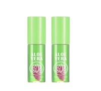 Aloe Vera Lip Tint, Magic Color Changing Aloe Vera Lip Balm, Long-Lasting Moisturizing Cream for Plump Lips, Natural Matte, Non-Sticky For Woman Multi-Use Lips Oil (2)