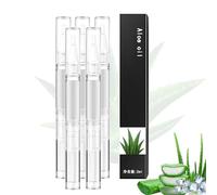 Aloe Vera Nail Repair Oil Pen - Natural Nutritious Cuticle Care Solution, Aloe Vera Nail Care Solution, Fast-Absorbing Oil for Repairing Dry Cracked Nails & Daily Maintenance Uk (5Pc)