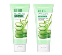 Aloe Vera Purifying Exfoliating Peeling Gel, Exfoliating Cleansing Gel Scrub, Enzymes Exfoliatings Gels, Deep Cleansing Face Body Scrub Face Wash Facial Scrub for Soothing Skincare
