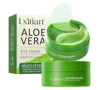 Aloe Vera Under Eye Gel Patches 60 Pcs, Puffy Eyes and Dark Circles Treatments - Look Younger and Reduce Wrinkles and Fine Lines Undereye, Improve and Firm eye Skin - Pure Natural Material Extraction