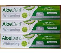 AloeDent Whitening Gel Toothpaste Fluoride Free 100ml