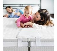 ALOFTT Bed Bridge, Twin to King Bed Bridge, Converter Kit for Twin Beds, Gap Filler Pad with Strap, Quickly Create King Size Bed, Mattress Connector for Guest Room