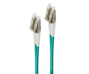 ALOGIC 0.5m LC-LC 40G/100G Multi Mode Duplex LSZH Fibre Cable 50/125 OM4