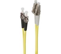 ALOGIC 1m LC-ST Single Mode Duplex LSZH Fibre Cable 09/125 OS2