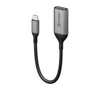 ALOGIC 15cm Ultra USB-C (Male) to HDMI (Female) Adapter - 4K @60Hz. Maximum resolution: 3840 x 2160 pixels. Product colour: Black Grey Housing material: Aluminium Thermoplastic elastomer (TPE)