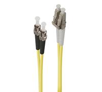 ALOGIC 1m LC-ST Single Mode Duplex LSZH Fibre Cable 09/125 OS2