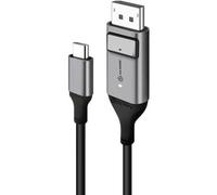ALOGIC 2m Ultra USB-C (Male) to DP (Male) Cable - 4K @60Hz with LED (White) - Box Packaging
