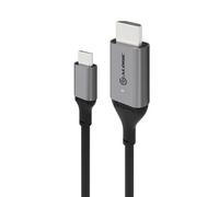ALOGIC USB C to HDMI Cable for Home Office, 3 ft Type C to HDMI Adapter, Supports 4K 60Hz; Compatible with MacBook Pro/Air, iPad Pro/Air 2020,Dell XPS, Samsung S10 & More (Thunderbolt 3 Compatible)