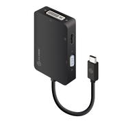 ALOGIC 3-in-1 USB-C to HDMI DVI VGA Adapter - Male to 3-Female