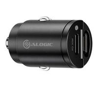Alogic 30W Rapid Power Mini Car Charger 2xUSB-C