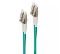 ALOGIC 3m LC-LC 40G/100G Multi Mode Duplex LSZH Fibre Cable 50/125 OM4. Cable length: 3 m Fibre optic type: OM4 Connector 1: LC Connector 2: LC Core diameter: 50 m Full duplex