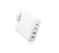 Alogic USB-C Wall Charger 4X100 - 100W 4-Port PD GaN, 2x USB-C 2x USB-A - White