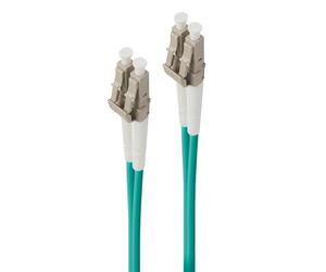 ALOGIC Cable Fibra Optics LC-LC Multi Mode Duplex LSZH OM3 1M