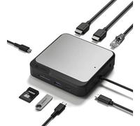 ALOGIC DUCH2 laptop dock/port replicator Wired USB 3.2 Gen 2 (3.1 Gen 2) Type-C Black, Grey